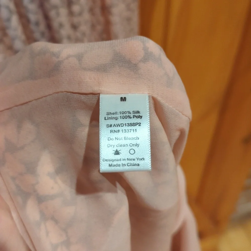 100% Silk Anthropologie Maxi Dress - Picture 7 of 8